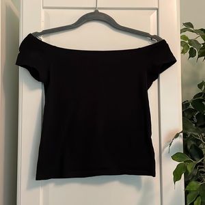 Off the shoulder tube top